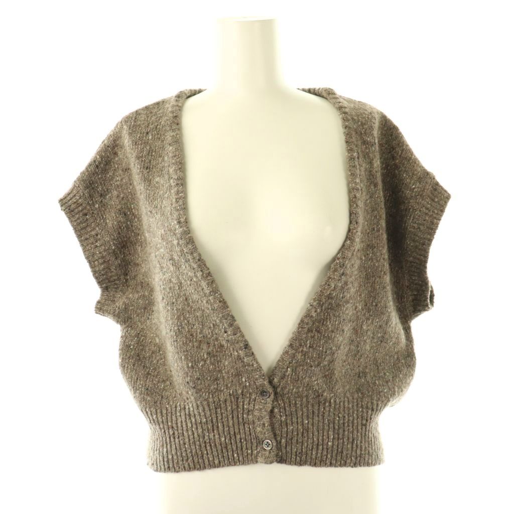 【中古】プラージュ Plage 23AW OLIVETTE ニットベスト グレー /DF ■OS レディース 【ベクトル 古着】 251125