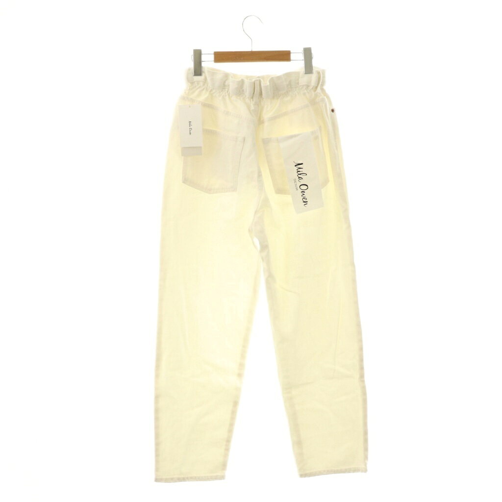 【中古】未使用品 ミラオーウェン Mila Owen 25SS ウエストゴムギャザーデニムパンツ ジーンズ テーパード 1 ホワイト /ES ■OS レディース 【ベクトル 古着】 251226 vectorpremium-18792215 ブランド古着ベクトルプレミアム店 サンプル画像2