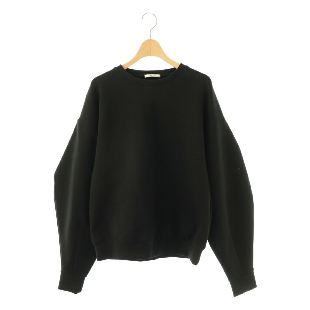 Rakuten - 【中古】セルリ CELERI 25SS LONGSLEEVE PULLOVER プルオーバー スウェット トレーナー 長袖 黒 /NR ■OS レディース 【ベクトル 古着】 251224