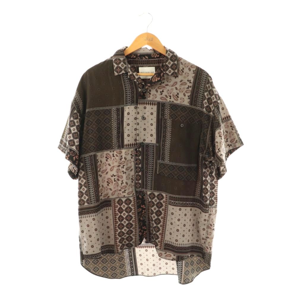 インタープレイ INTERPLAY Open Collar S/S シャツ F マルチカラー /DO ■OS ■SH メンズ  260116