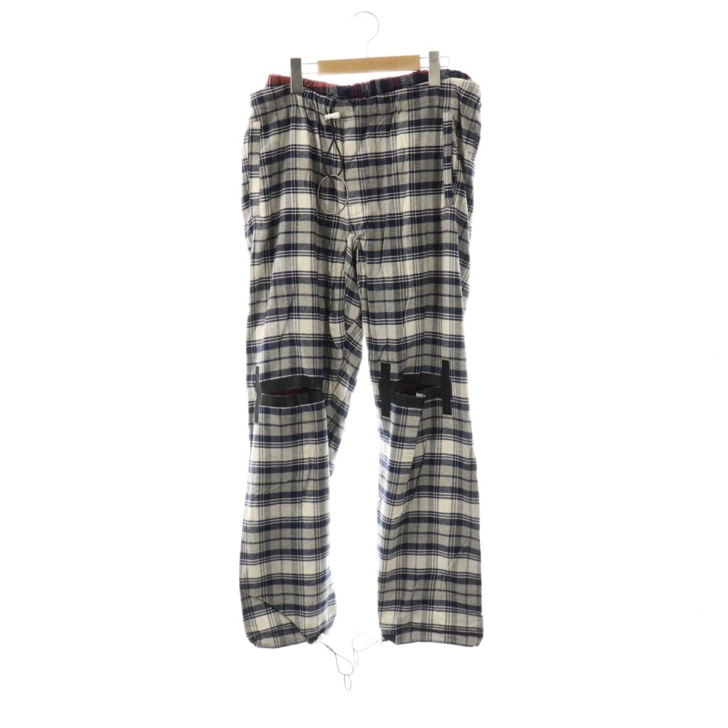 【中古】ボディソング bodysong. チェック柄パンツ イージー ネイビー レッド ホワイト /DO ■OS ■SH メンズ 【ベクトル 古着】 260115