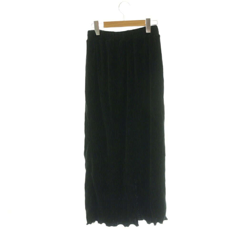 【中古】未使用品 ロペピクニック ROPE Picnic 25SS ベロアプリーツタイトロングスカート 38 黒 ブラック /AG ■OS レディース 【ベクトル 古着】 260123 vectorpremium-18858442 ブランド古着ベクトルプレミアム店 サンプル画像2