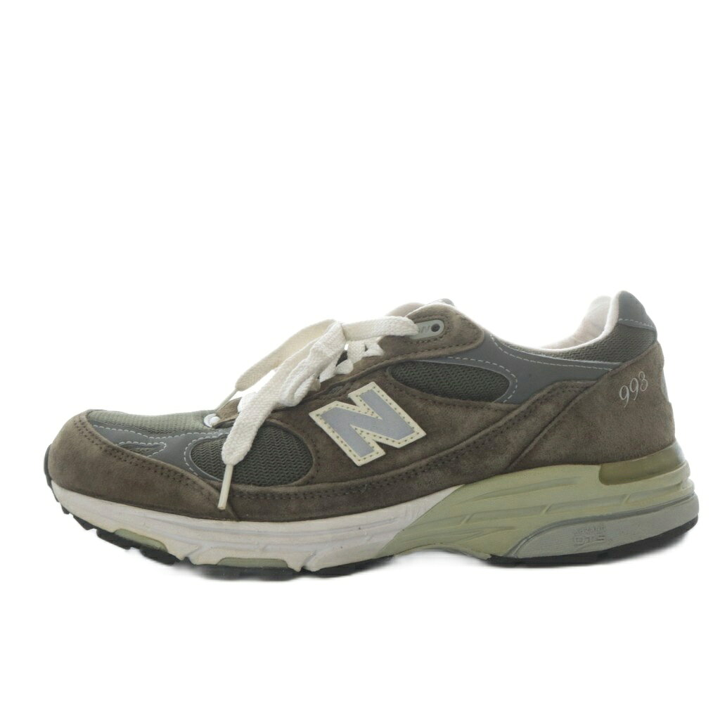 Rakuten - 【中古】ニューバランス NEW BALANCE MR993MG スニーカー ローカット US10 USA製 カーキ /YO5 ■AD メンズ 【ベクトル 古着】 260216