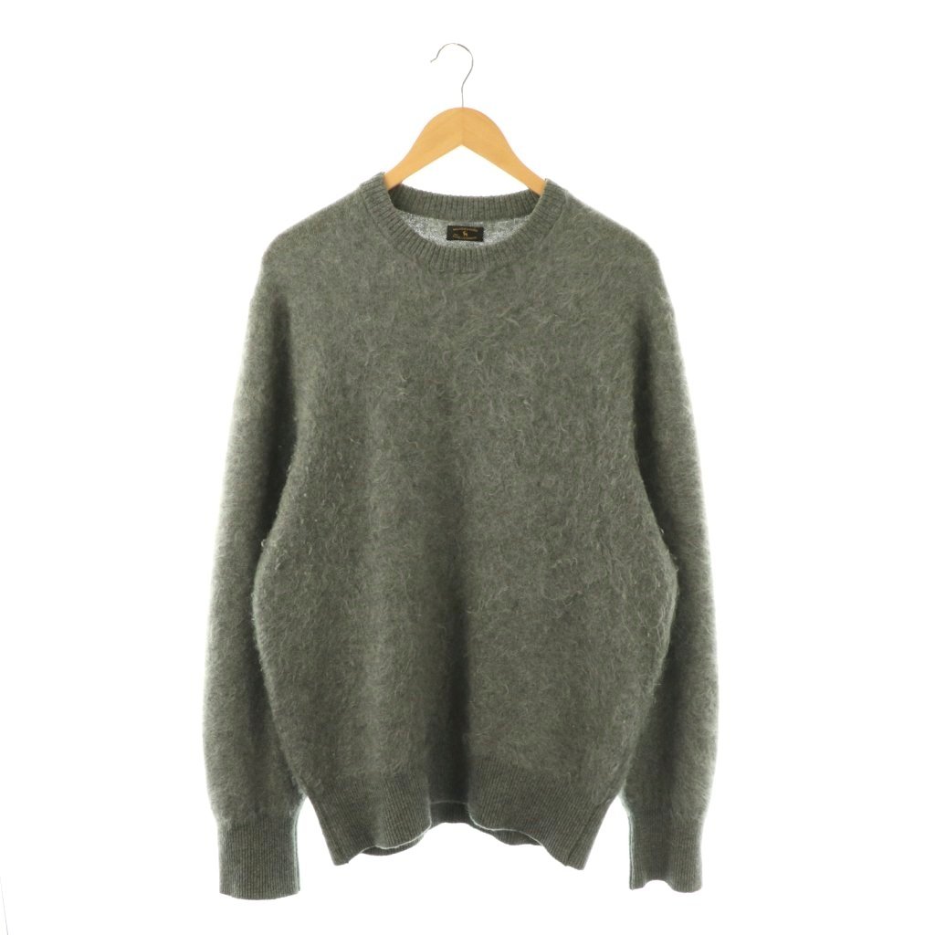 マーティーアンドサンズ MAATEE&SONS CASHEMERE SHAGGY 1 P/O SWEATER ニット セーター 長袖 2 グレー /HK ■OS メンズ  260210