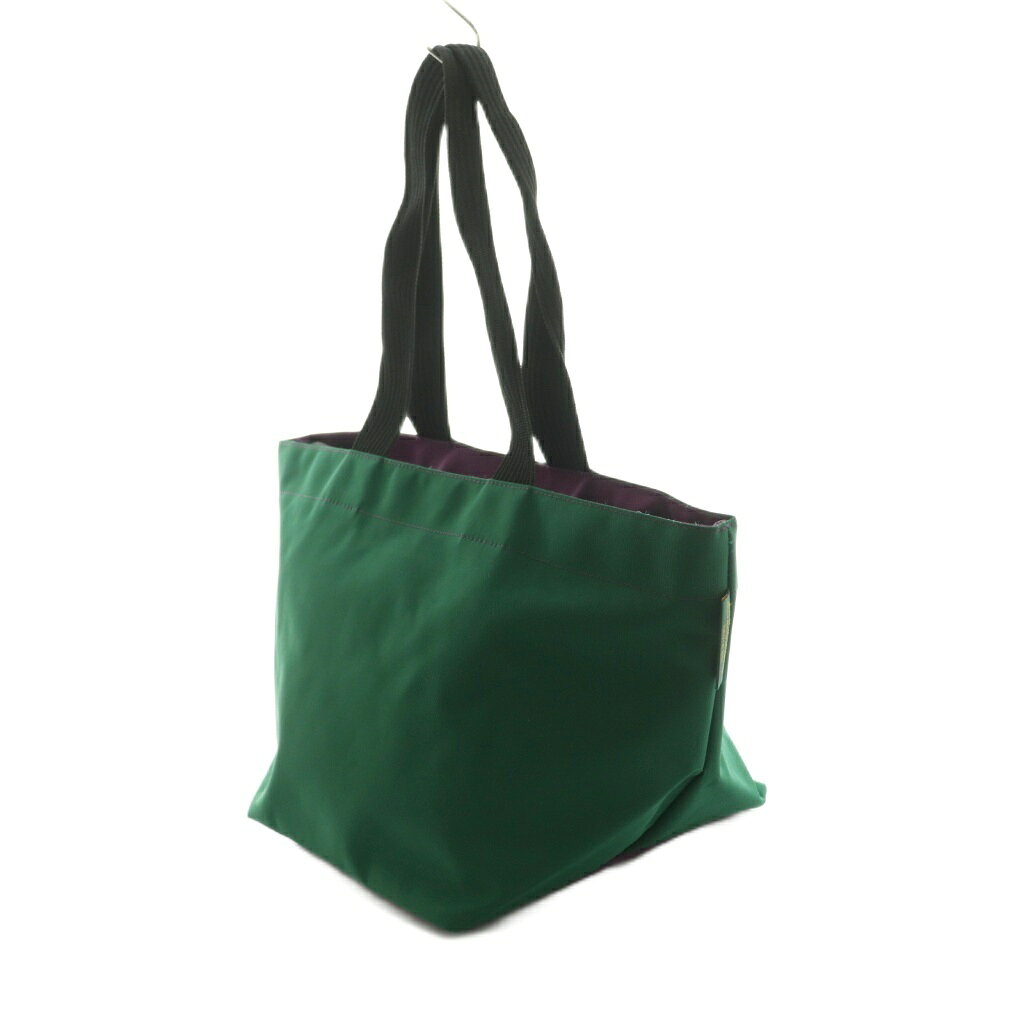 【中古】エルベシャプリエ Herve Chapelier ナイロン舟型ショルダーML ハンドバッ...