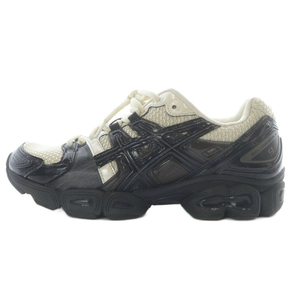 【中古】アシックス asics Gel-Nimbus 9 スニーカー 25cm 黒 ブラック アイボリー 1203A475 /SR メンズ 【ベクトル 古着】 260224