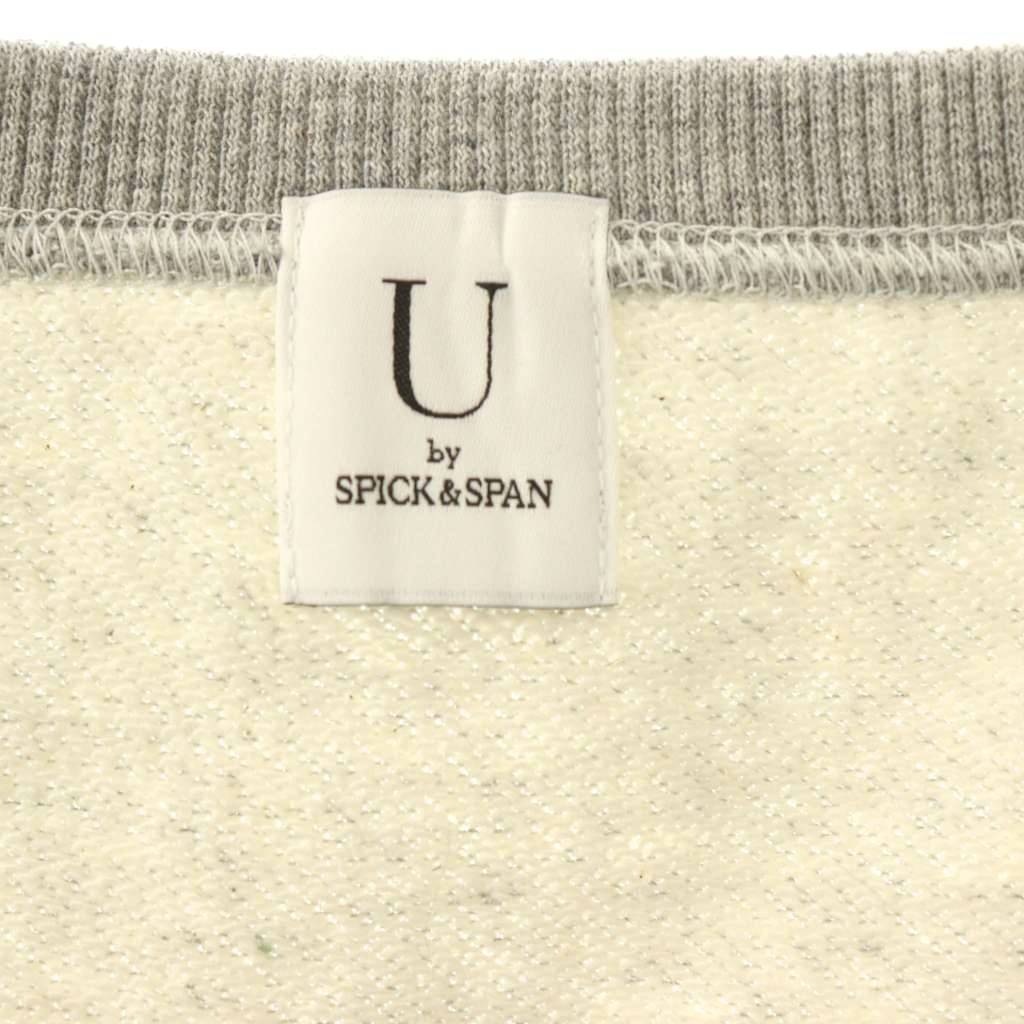 【中古】ユーバイスピックアンドスパン U by SPICK&SPAN 25AW Vネック裏毛プルオー...