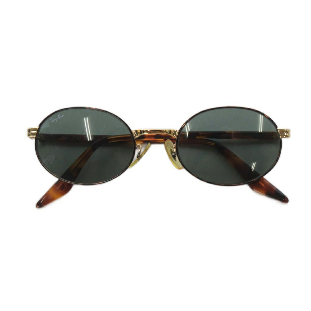 【中古】レイバン RAY BAN B&L ボシュロム オーバルサングラス べっ甲柄 メタルフレーム ブラウン /YO1 メンズ レディース 【ベクトル 古着】 260309