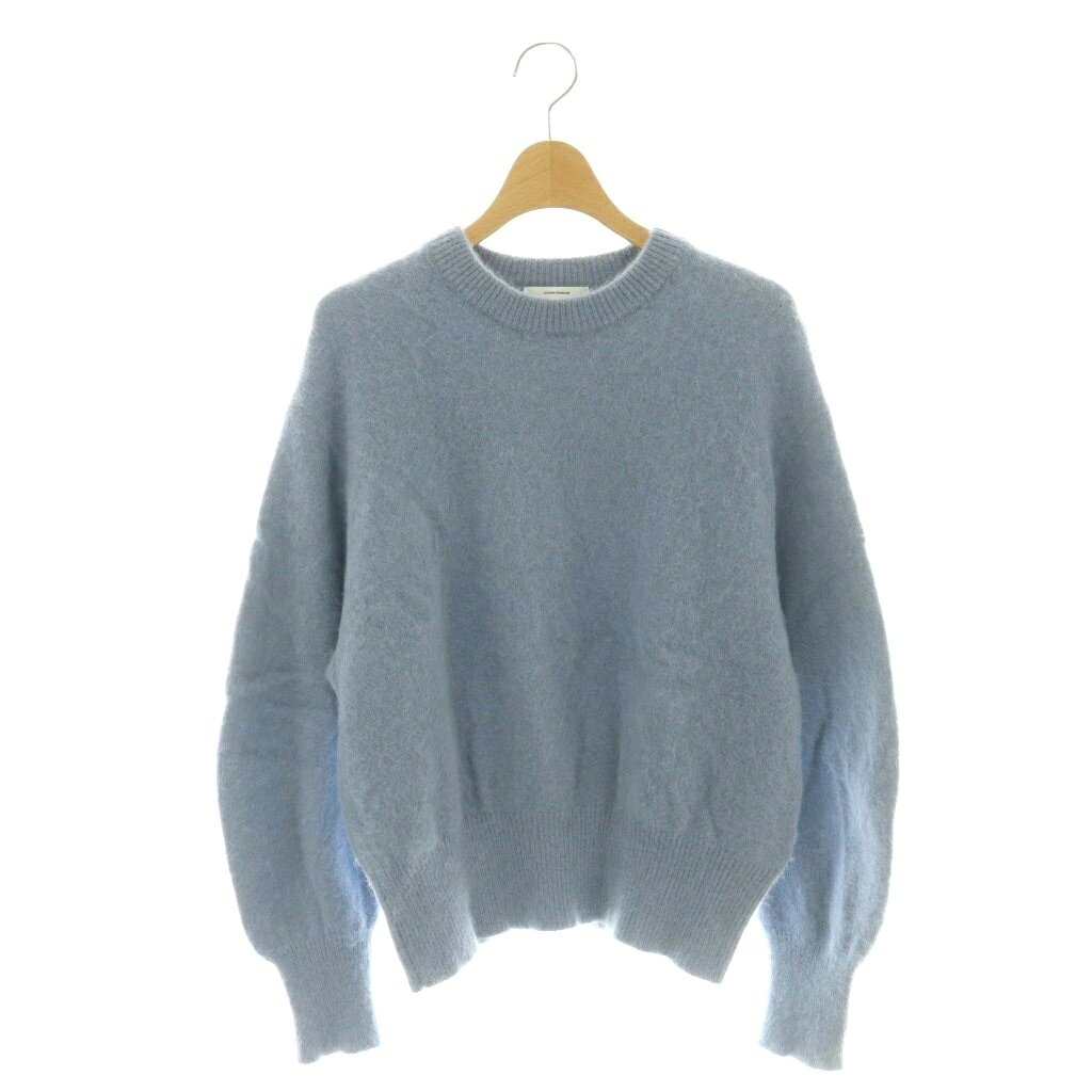 【中古】ジャーナルスタンダード JOURNAL STANDARD 24AW アルパカミックスファークルーネックニット セーター プルオーバー サックスブルー /CX ■OS レディース 【ベクトル 古着】 260311