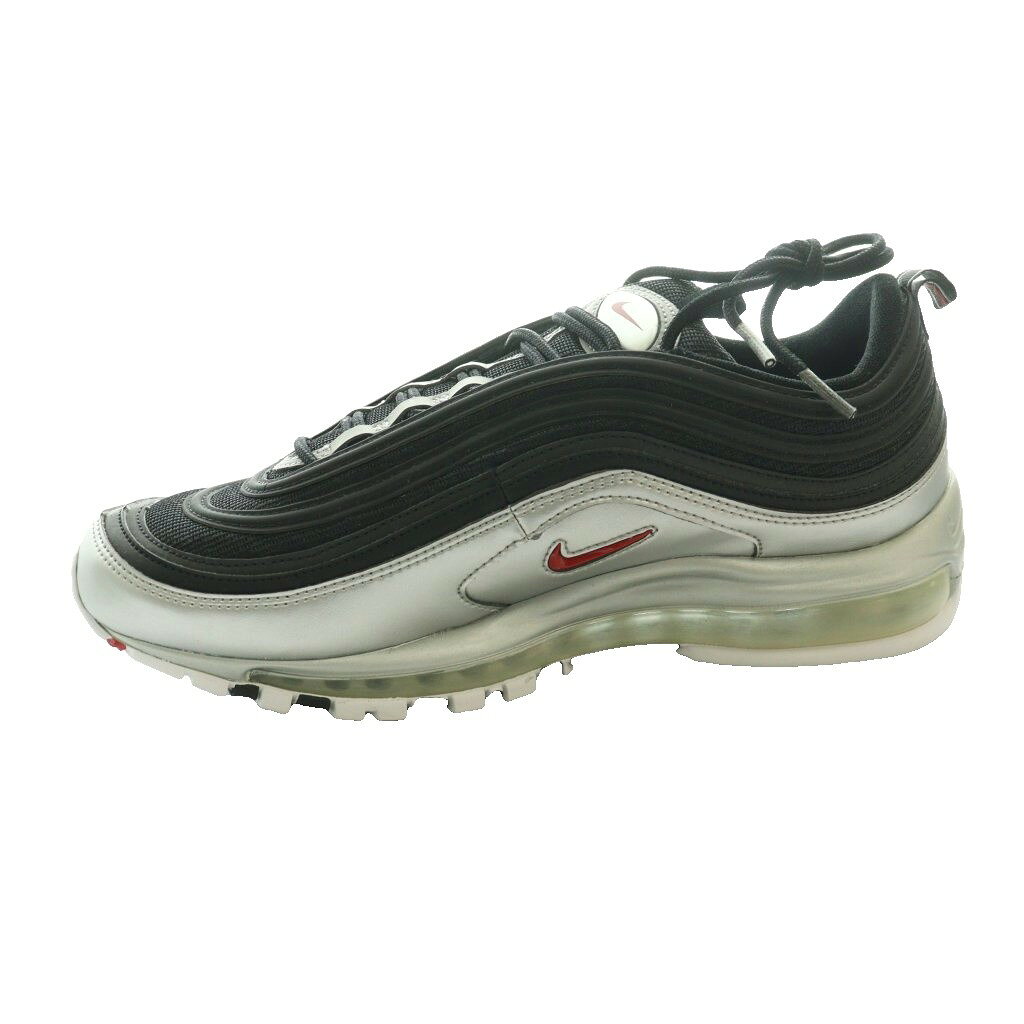 ナイキ マックス 黒色 ブラック 赤 レッド 銀色 シルバー エアマックス スニーカー メンズ NIKE AIR MAX 97 BLACK RED SILVER / BLACK METALLIC SILVER UNIVERSITY