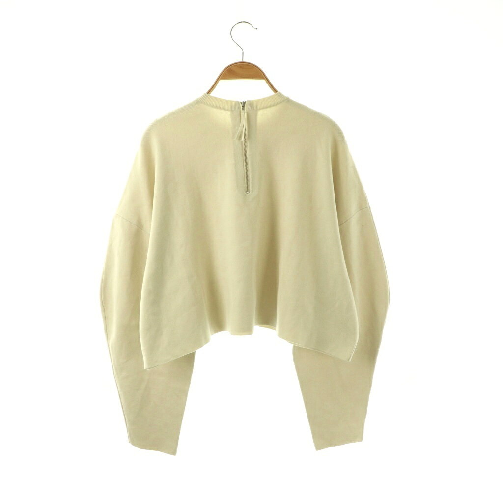 【中古】ミラオーウェン Mila Owen 短丈ニットプルオーバー カットソー 長袖 0 アイボリー /DO ■OS レディース 【ベクトル 古着】 260312 vectorpremium-18947341 ブランド古着ベクトルプレミアム店 サンプル画像2