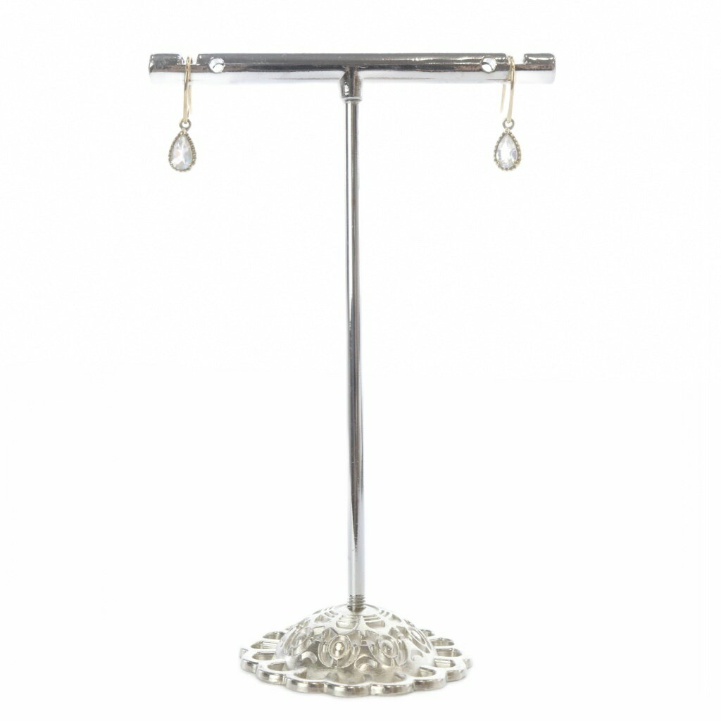 水钻 - 【中古】エテ ete ナチュラルストーン ドロップピアス 両耳用 ゴールド色 /SR レディース 【ベクトル 古着】 260323