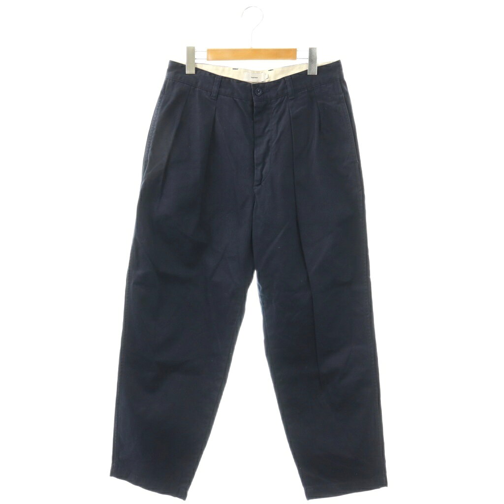 グラフペーパー Graphpaper Suvin Chino Tuck Tapered Pants パンツ テーパード 1 ネイビー GM231-40178B /CX ■OS メンズ  260313