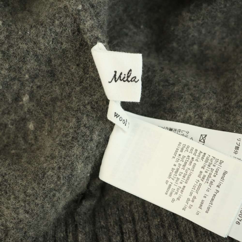 【中古】ミラオーウェン Mila Owen 24AW ウールカシミヤタートルネックニット セーター 長袖 ONE グレー /MY ■OS レディース 【ベクトル 古着】 260319 vectorpremium-18966003 ブランド古着ベクトルプレミアム店 サンプル画像3