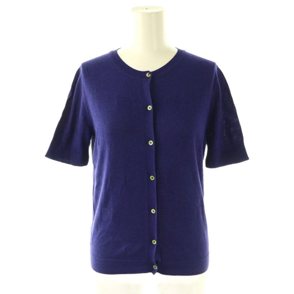 【中古】ポールスミス PAUL SMITH 水玉 半袖カーディガン ニット M ブルーパープル /DF ■OS レディース 【ベクトル 古着】 260327ブランドポールスミス PAUL SMITH表記サイズM実寸サイズ肩幅：34cm　身幅：42cm　着丈：49.5cm　袖丈：23cm　　素材本体 指定外繊維（リヨセル）、綿、絹 光沢糸 レーヨン ライン部分 ナイロン色ブルーパープル状態毛羽立ちがございますが、その他に目立ったダメージはなく、問題なくご使用いただける商品です。 ※あくまでも中古品ですので掲載写真や記載内容をご確認いただき、ご理解の上ご購入ください。備考（株）オンワード樫山商品のお問い合わせの回答を休止しております。＊各商品ページの商品詳細等をご確認の上ご購入ください。【中古】ポールスミス PAUL SMITH 水玉 半袖カーディガン ニット M ブルーパープル /DF ■OS レディース 【ベクトル 古着】 260327状態ランク　”AB”詳細については、下記および「状態ランクについて」ページをご覧ください。未使用・新品の商品ほぼ新品同様の商品使用感が少なく、かなり状態の良い商品使用感はあるが、傷や汚れの少ない商品使用感の他、傷や汚れが見られる商品かなり大きな傷みがある難あり商品※S〜CランクはUSED品となりますので、使用感をご理解の上でご入札下さい。状態ランクについてinformationブランドポールスミス PAUL SMITH表記サイズM実寸サイズ肩幅：34cm　身幅：42cm　着丈：49.5cm　袖丈：23cm　　素材本体 指定外繊維（リヨセル）、綿、絹 光沢糸 レーヨン ライン部分 ナイロン色ブルーパープル状態毛羽立ちがございますが、その他に目立ったダメージはなく、問題なくご使用いただける商品です。 ※あくまでも中古品ですので掲載写真や記載内容をご確認いただき、ご理解の上ご購入ください。備考（株）オンワード樫山商品のお問い合わせの回答を休止しております。＊各商品ページの商品詳細等をご確認の上ご購入ください。本商品は一点物です他サイトや店舗にて販売している商品です。多少のお時間差にて欠品になることもございます。予めご了承頂ますようお願い致します。ベクトル・サイズガイドはこちらこの商品と同じブランドの商品を見る