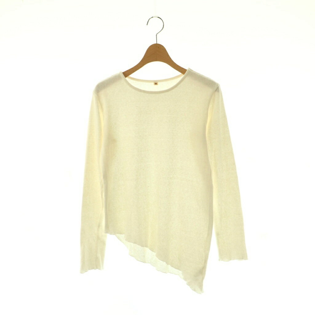 Rakuten - 【中古】シールーム・リン Sea Room lynn C/L FLUFFYスラッシュカット ロンT Tシャツ カットソー F ホワイト /DF ■OS レディース 【ベクトル 古着】 260331