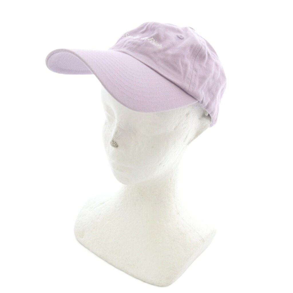 スポーティアンドリッチ SPORTY&RICH 帽子 ロゴキャップ LAppartement取り扱い 紫 パープル /SR レディース  260401