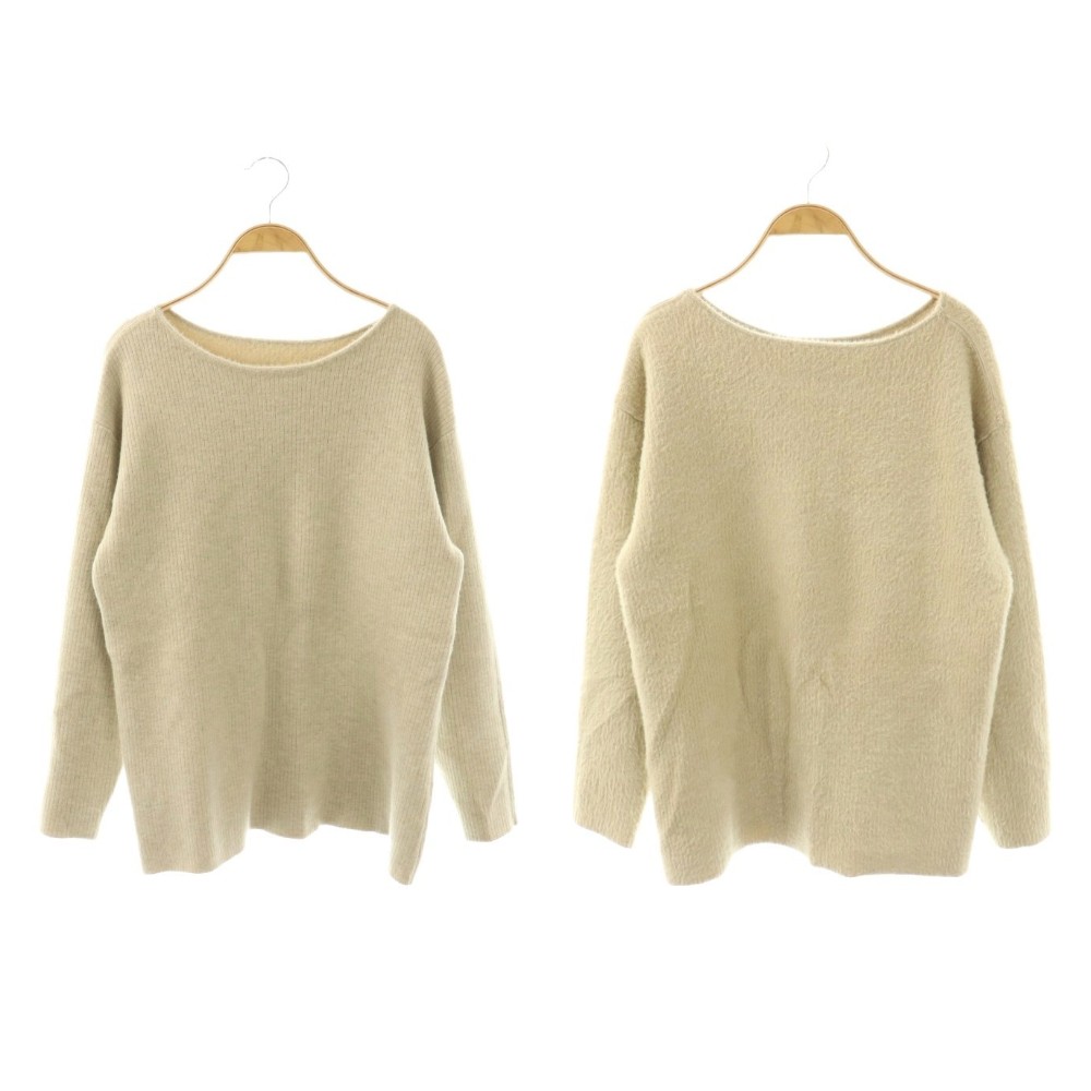 乐天商城 - 【中古】シールーム・リン Sea Room lynn Reversible 2way シャギーニット セーター ベージュ /DF ■OS レディース 【ベクトル 古着】 260401