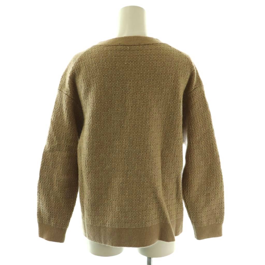 【中古】自由区 オンワード樫山 26SS ラメツイード カーディガン ニット 38 ベージュ /DF ■OS レディース 【ベクトル 古着】 260324 vectorpremium-18977382 ブランド古着ベクトルプレミアム店 サンプル画像2