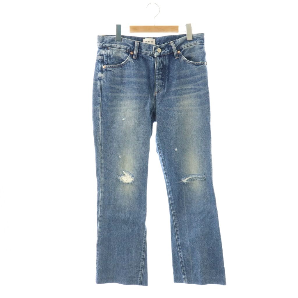 [중고] 타나카 TANAKA ST-107A THE BOOTS JEAN TROUSERS 데님 팬츠 청바지 28 블루 / DF ■ OS 레이디스 [벡터 헌옷] 260402