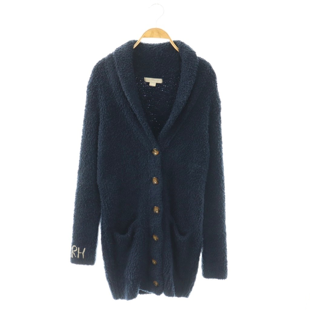 【中古】ベアフットドリームス BAREFOOT DREAMS ロンハーマン ショールカーディガン ニット XS ネイビー /ES ■OS ■SH レディース 【ベクトル 古着】 260403