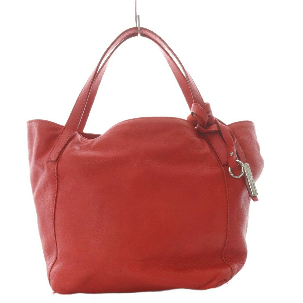 【中古】ジャンニキャリーニ GUM gianni chiarini ハンドバッグ レザー レッド/YO24 レディース 【ベクトル 古着】 260406