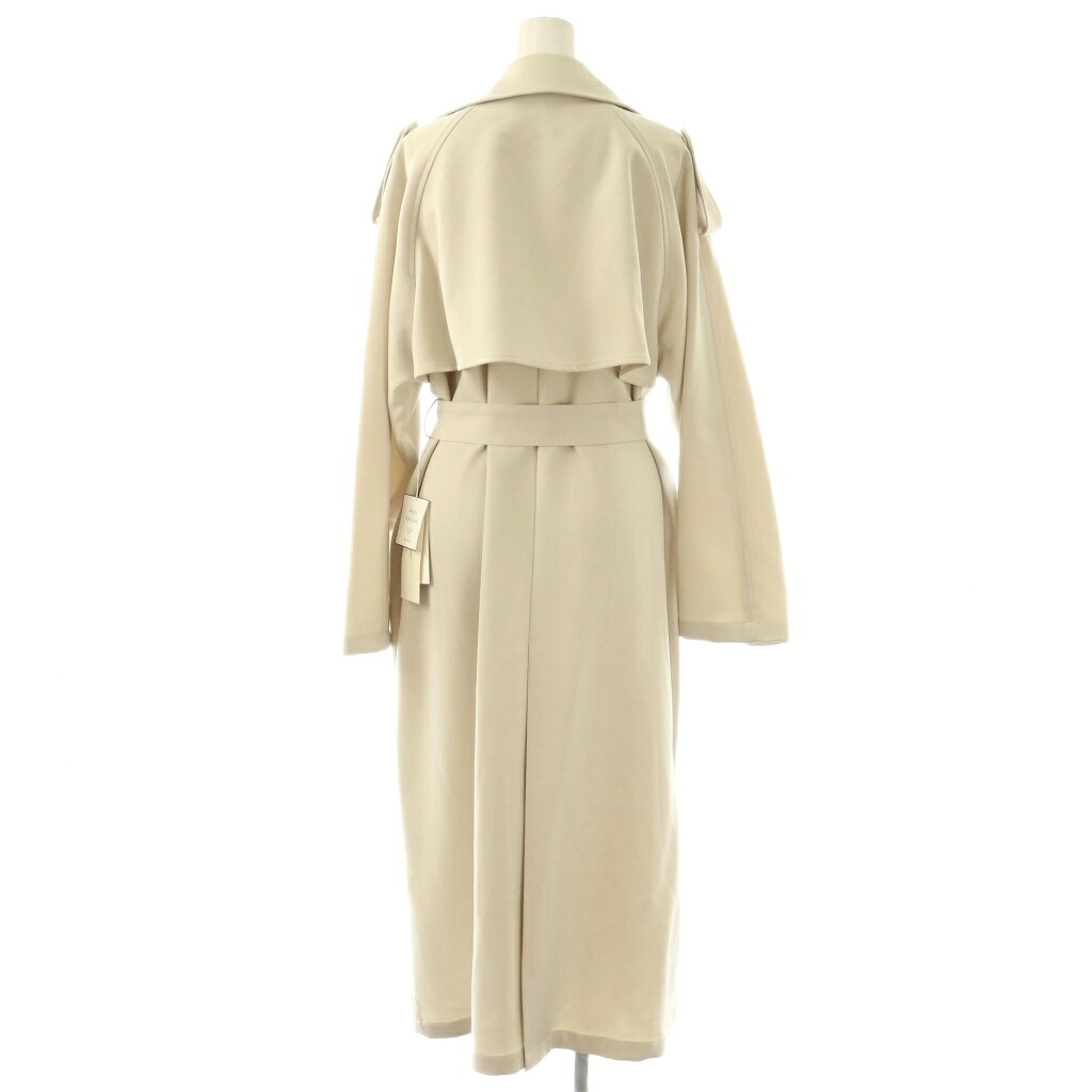 【中古】ミラオーウェン Mila Owen 25SS 共ベルト付憲章デザイントレンチコート ロング 0 アイボリー /HK ■OS レディース 【ベクトル 古着】 260407 vectorpremium-19007870 ブランド古着ベクトルプレミアム店 サンプル画像2