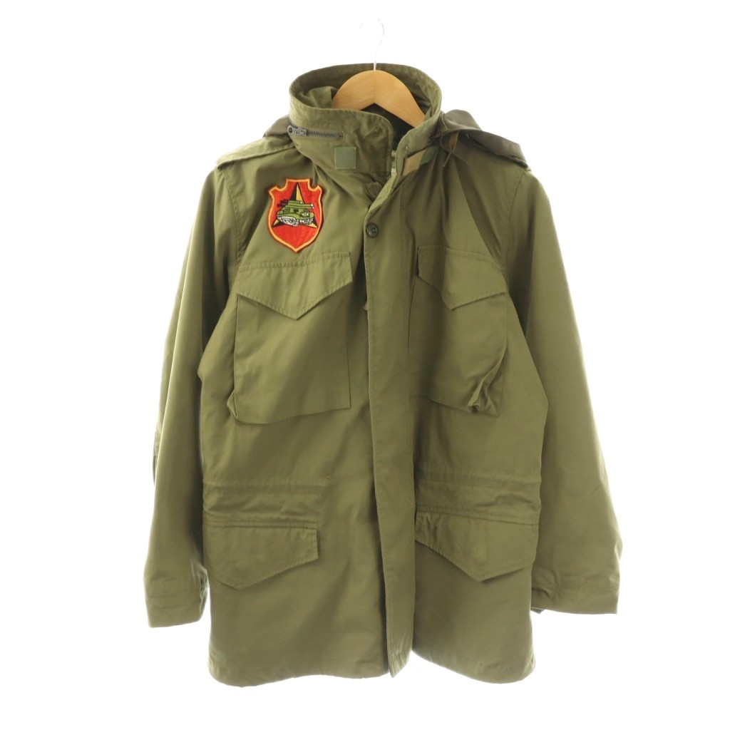 【中古】バズリクソンズ BUZZ RICKSON’S type M-65 3rd MODEL 3rd ANTI TANK BATTALION フィールドジャケット ブルゾン ミリタリー フード収納 S カーキ /ES ■OS メンズ 【ベクトル 古着】 260414