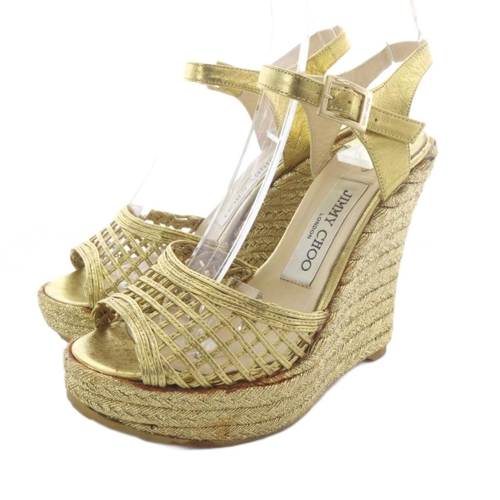 【美品♡送料込み】ジミーチュウ JIMMY CHOO ウエッジソール 23cm 楽天市場】ジミーチュウ ウェッジ サンダルの通販