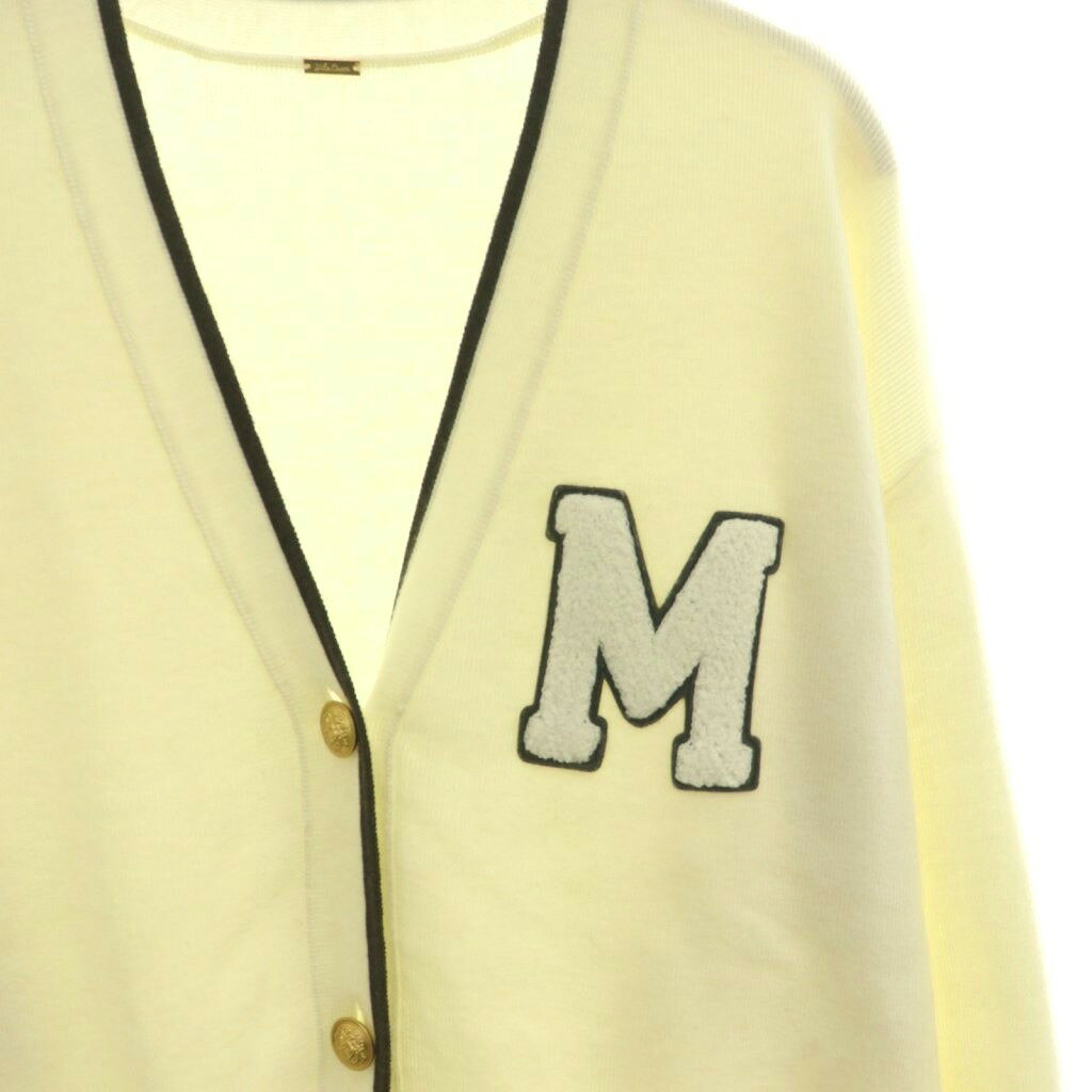 【中古】ミラオーウェン Mila Owen 25SS アップリケデザイン 金ボタンVネックニット カーディガン F ホワイト /DF ■OS レディース 【ベクトル 古着】 260416 vectorpremium-19026313 ブランド古着ベクトルプレミアム店 サンプル画像3