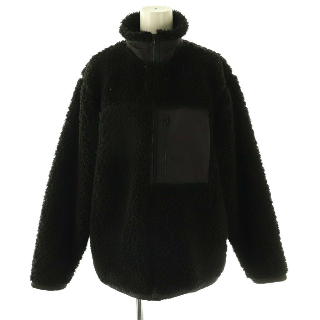 Other Jackets Jumpers - 【中古】ラウンジドレス Loungedress フリースボアブルゾン F ブラック /ES ■OS レディース 【ベクトル 古着】 260420