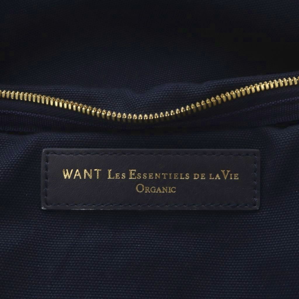 【中古】ウォントレスエッセンシャルデラヴィ WANT LES ESSENTIELS DE LA VIE ブリーフケース トートバッグ キャンバス ネイビー /YO36 ■AD メンズ 【ベクトル 古着】 260427 3