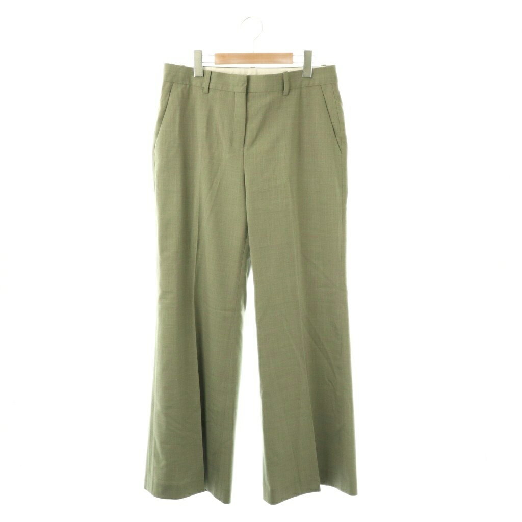 セオリー Theory 26SS Good Gab Fluid Flare Pant フレアパンツ スラックス 6 カーキ /DF ■OS レディース  260427