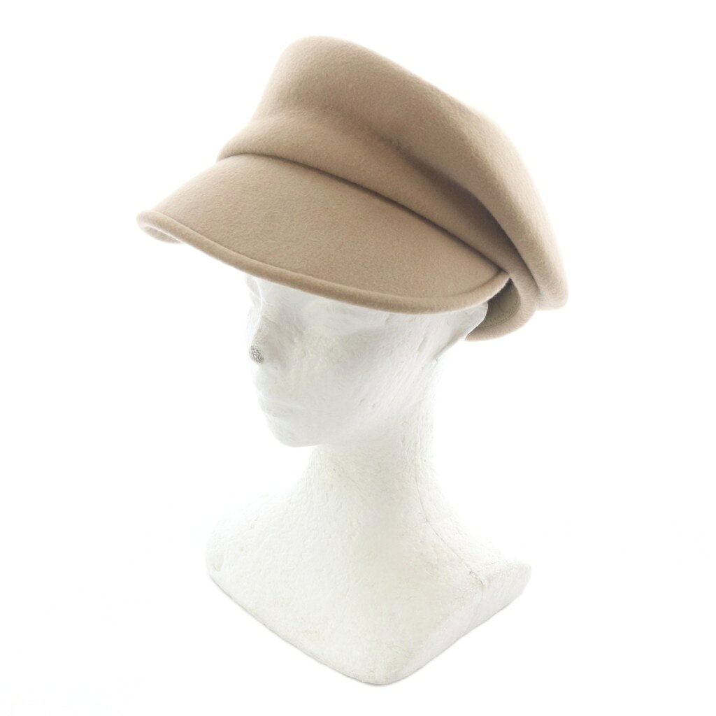 Cap - 【中古】カシラ CA4LA 帽子 アシンメトリー ウール キャスケット 茶色 ブラウン /SR レディース 【ベクトル 古着】 260424