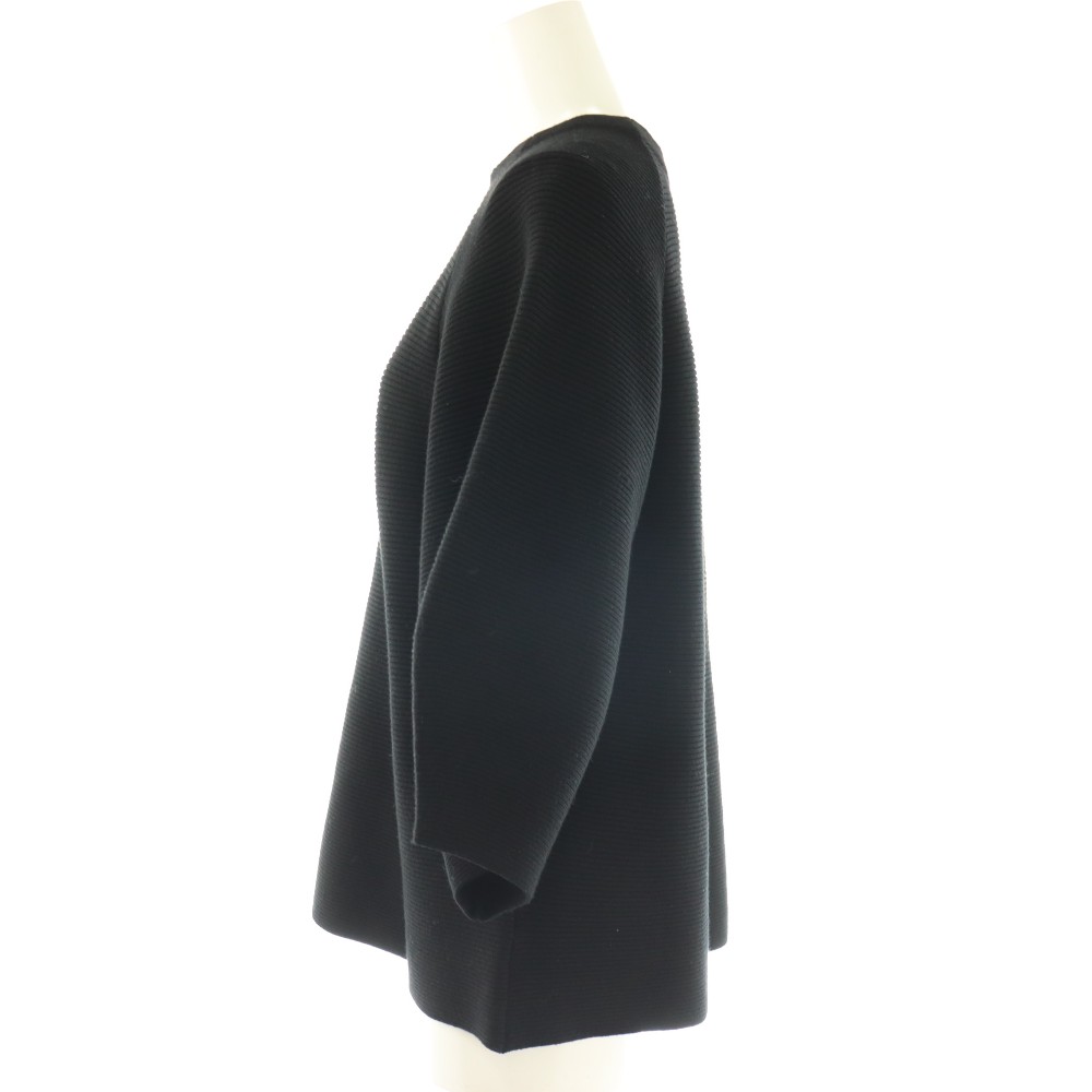 【中古】アドーア ADORE 七分袖 ニットプルオーバー セーター 38 黒 ブラック /HS ■OS レディース