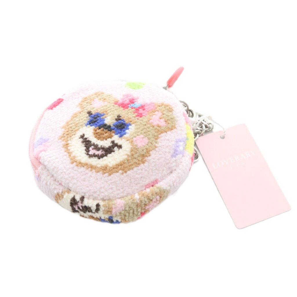 Other - 【中古】未使用品 フェイラー FEILER ラブラリーバイ ハッピーポップニナ ポーチ ラウンド型 ピンク /SR レディース 【ベクトル 古着】 260427
