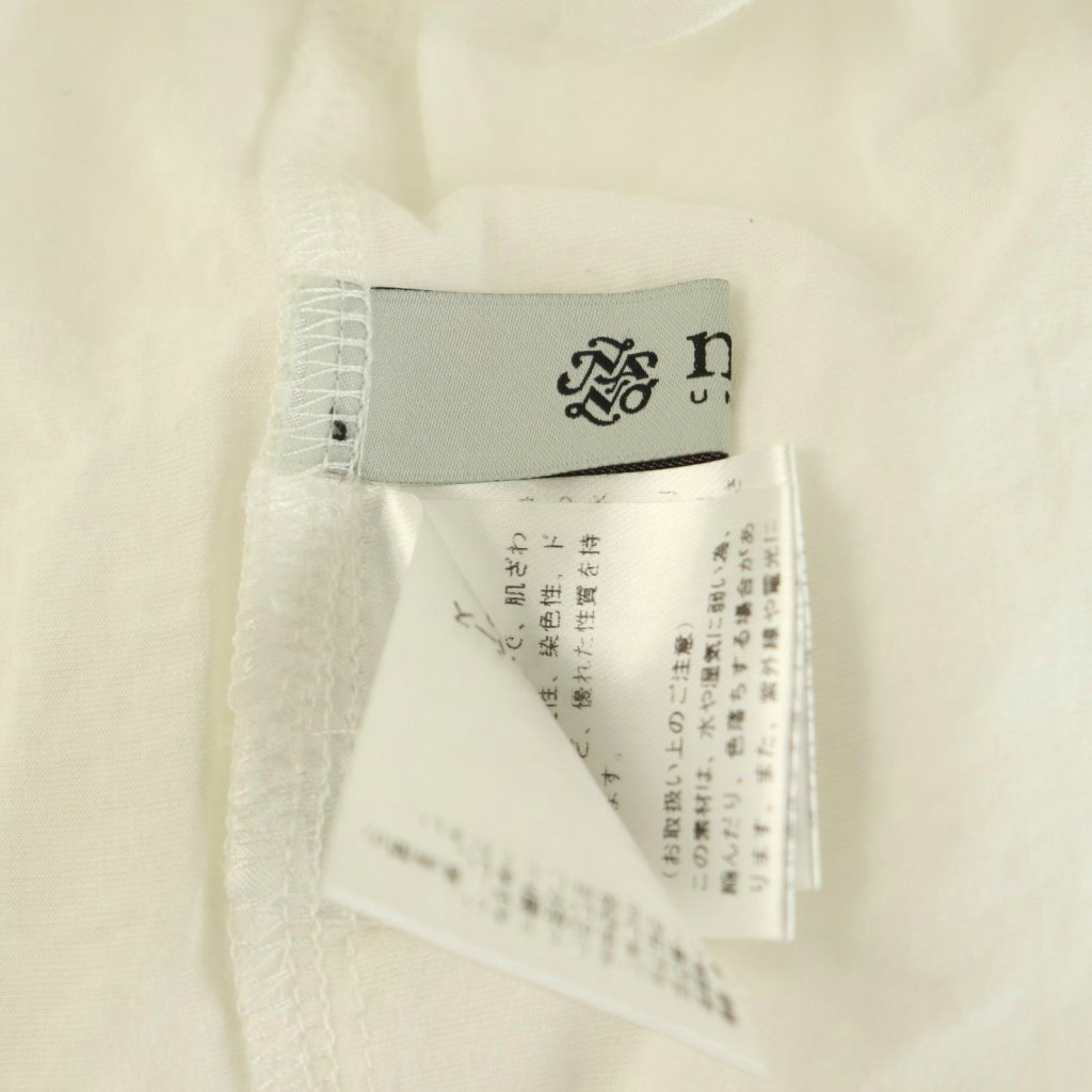 【中古】ナノユニバース nano universe フィッシュテールシャツ バンドカラー 長袖 36 ホワイト /MY ■OS レディース 【ベクトル 古着】 260429 vectorpremium-19056530 ブランド古着ベクトルプレミアム店 サンプル画像3
