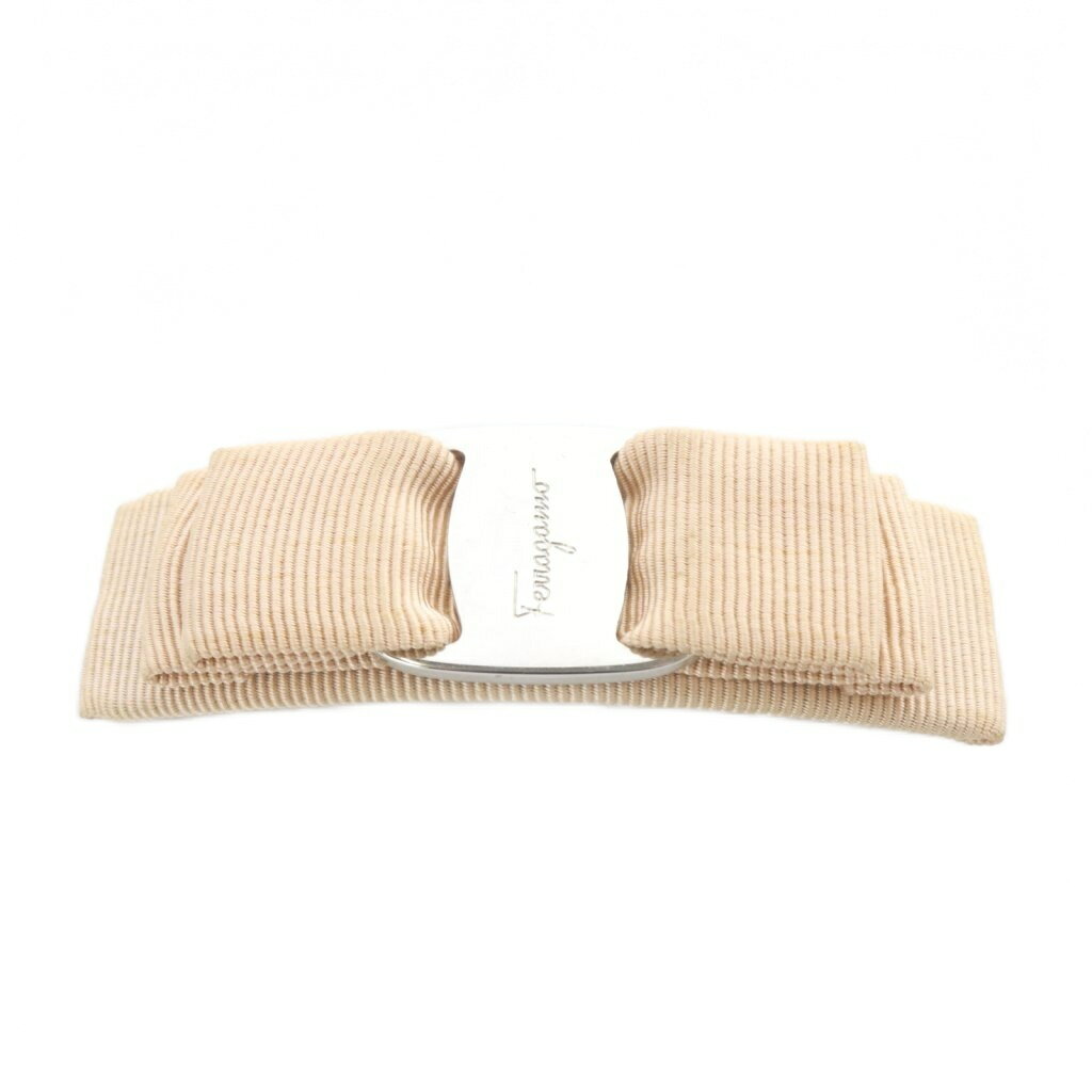 【中古】サルヴァトーレフェラガモ Salvatore Ferragamo ヴァラ バレッタ ロゴ ピ...