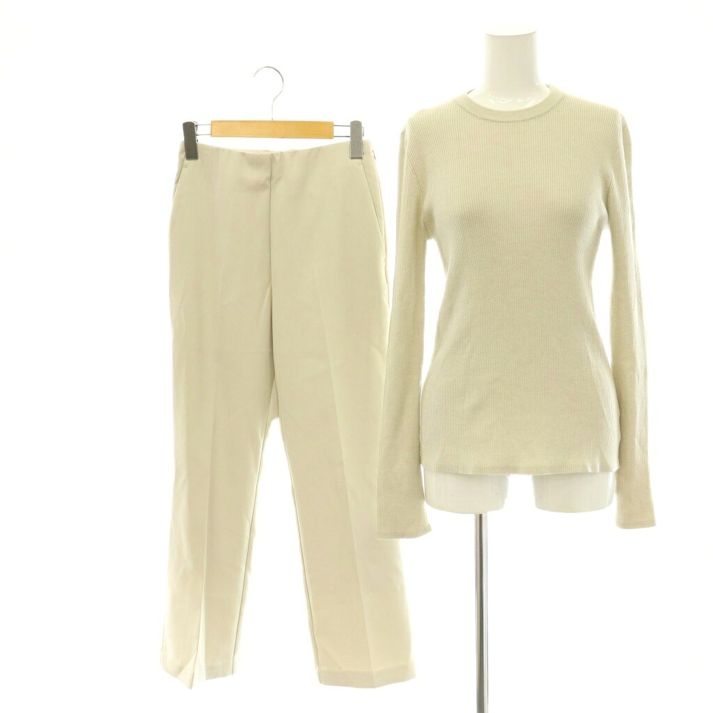 【中古】ミラオーウェン Mila Owen 24AW ニット セーター パンツ セットアップ 00 ライトグレージュ /ES ■OS レディース 【ベクトル 古着】 260519 vectorpremium-19077989 ブランド古着ベクトルプレミアム店 パッケージ画像