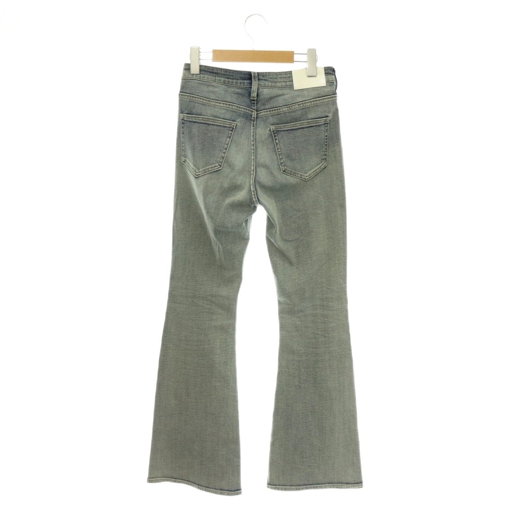 【中古】ジェイダ GYDA ハイウエストbijouフレアデニムパンツ ジーンズ ジッパーフライ S インディゴブルー /DO ■OS ■SH レディース 【ベクトル 古着】 260529 2