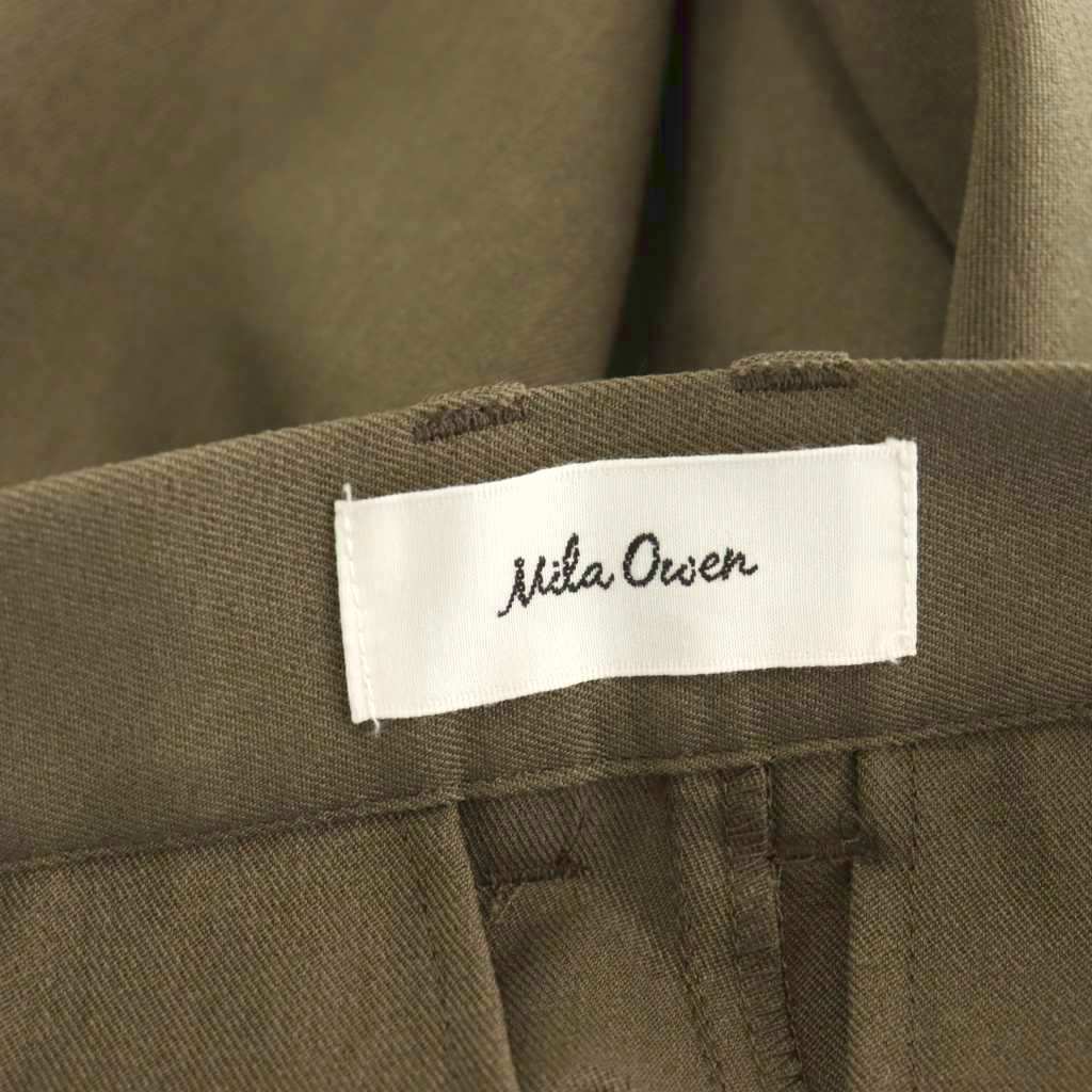 【中古】ミラオーウェン Mila Owen 25AW ウエストベルト タックワイドパンツ センタープレス 0 モカ /HS ■OS レディース 【ベクトル 古着】 260531 vectorpremium-19157383 ブランド古着ベクトルプレミアム店 サンプル画像3