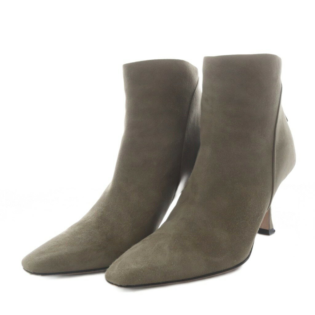 ペリーコ PELLICO VENERE 80 TR ブーツ ショート ハイヒール スエード 34 グレー /YO38 レディース  260609