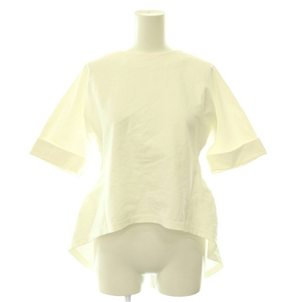 シーニュ Cygne エンビトップス Mathieu カットソー 半袖 F ホワイト /DF ■OS レディース  260611