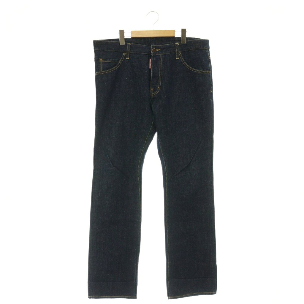 [Used] Dsquared2 Denim Jeans, Button Fly, Straight Leg, Size 52, Indigo Blue /DO ■OS Men's [Vector Used Clothing] 260619
