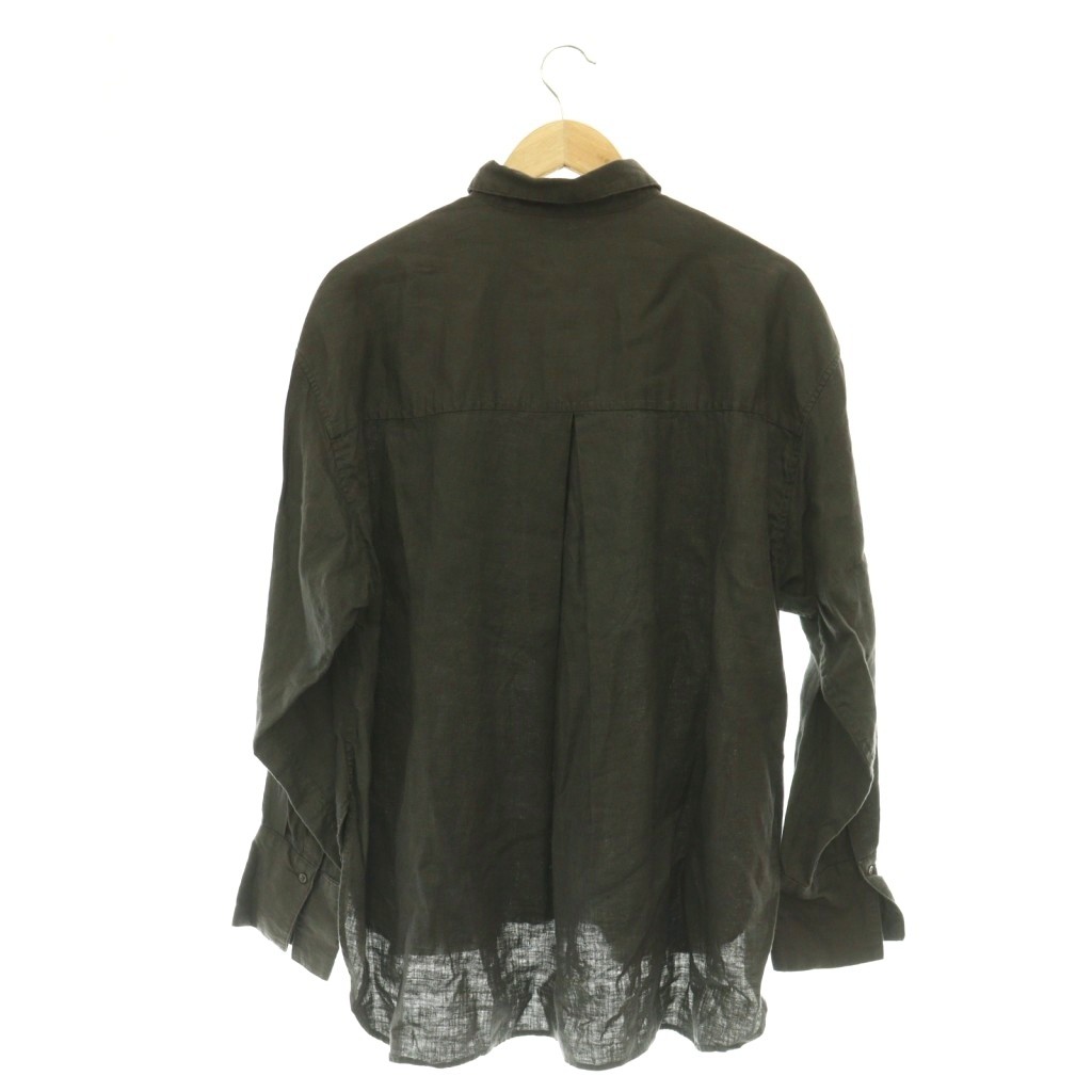 【中古】ミラオーウェン Mila Owen 24SS フレンチリネンシャツ カラーシャツ 長袖 F チャコールグレー /HS ■OS レディース 【ベクトル 古着】 260615 vectorpremium-19192750 ブランド古着ベクトルプレミアム店 サンプル画像2