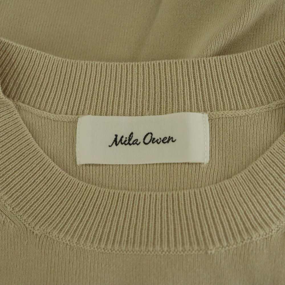 【中古】ミラオーウェン Mila Owen 長袖サイドスリットニットワンピース セーター F ベージュ /SS ■OS ■MA レディース 【ベクトル 古着】 260616 vectorpremium-19224802 ブランド古着ベクトルプレミアム店 サンプル画像3