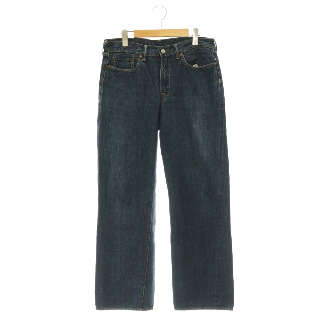 [Used] 45R 45rpm Straight Denim Jeans Blue /MY ■OS Men's [Vector Used Clothing] 260625