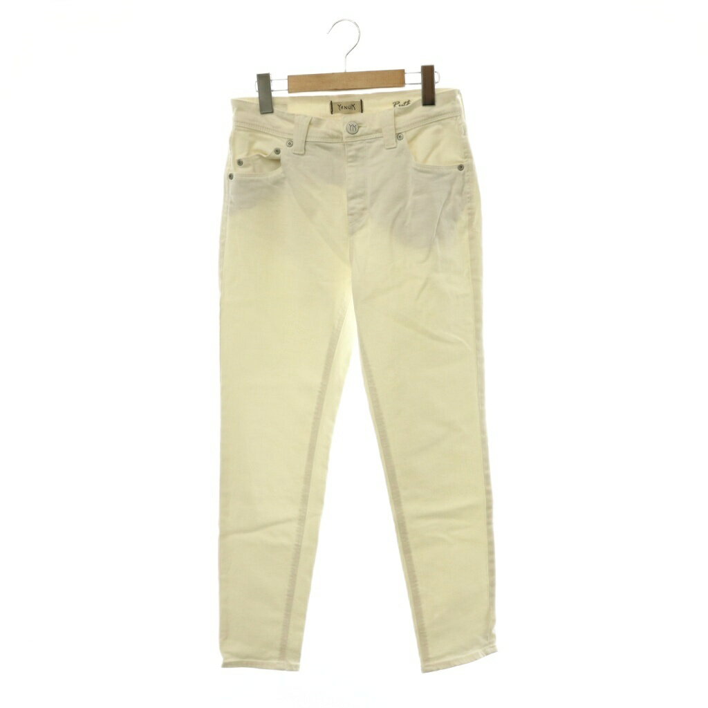 [Used] YANUK 57184068 Denim Pants Jeans Tapered Slim 25 White /ES ■OS Women's [Vector Used Clothing] 260623