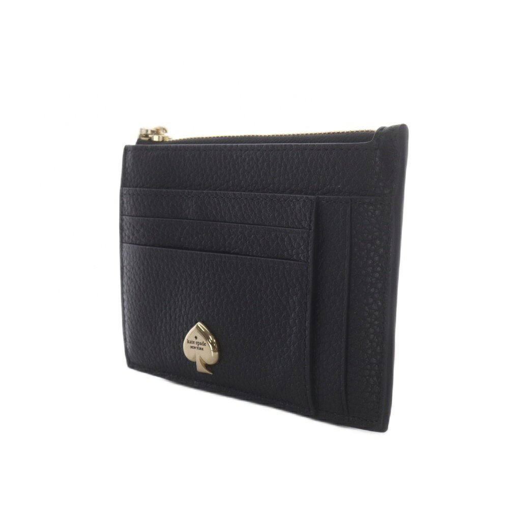【中古】ケイトスペード KATE SPADE 財布 カードケース 小銭入れ ウォレット 黒 ブ...
