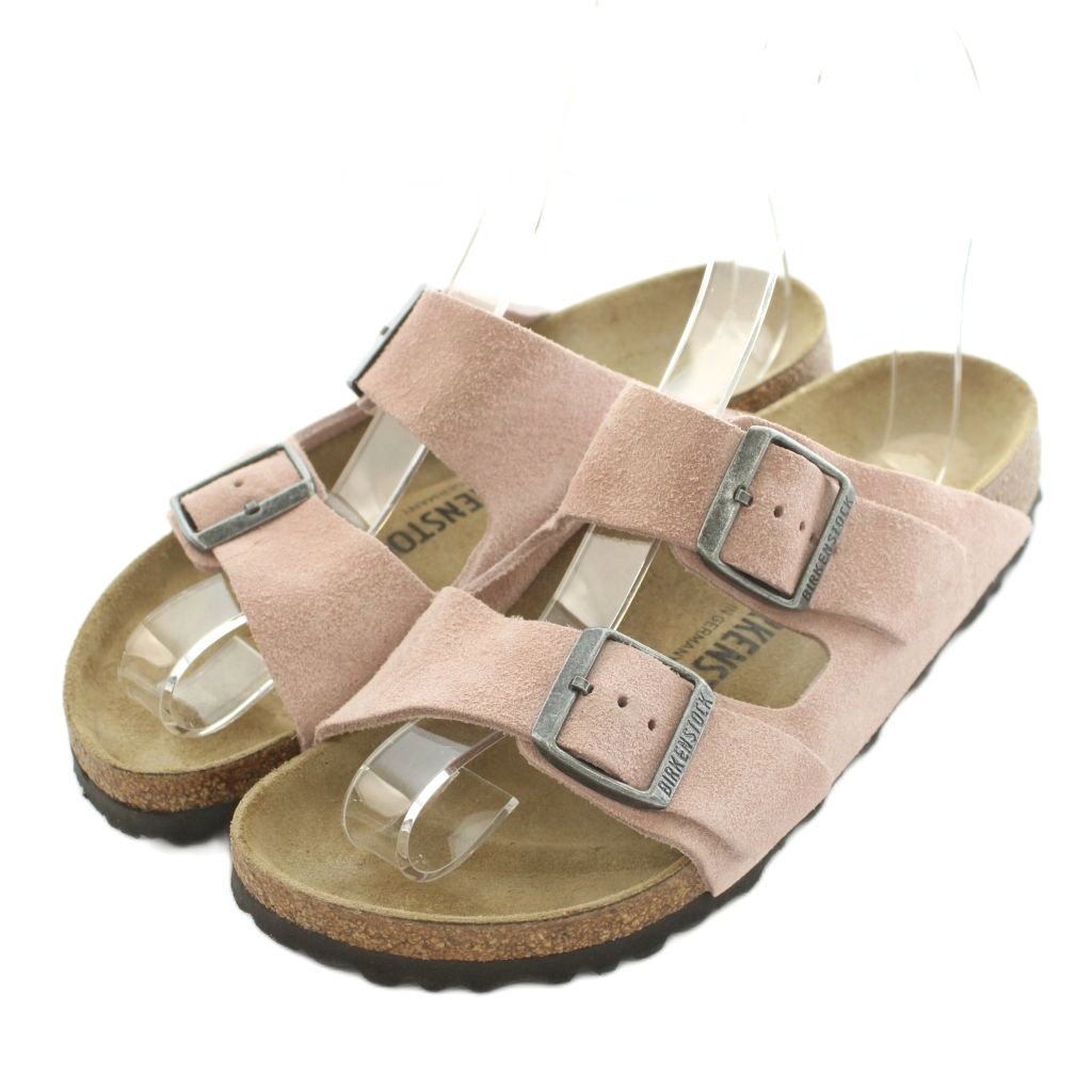 【中古】ビルケンシュトック BIRKENSTOCK ARIZONA サンダル シューズ 38 24.5cm ピ...